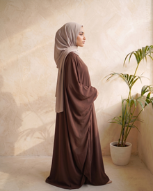 Brown Batwing Abaya