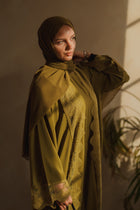 Green Lace Abaya
