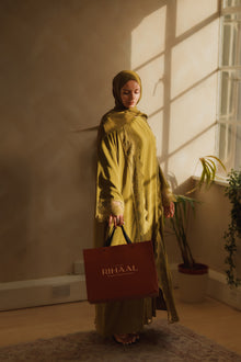 Green Lace Abaya