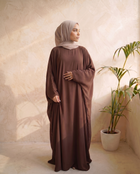 Brown Batwing Abaya