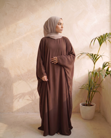 Brown Batwing Abaya