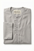 Grey Emirati Thobe | Japanese Cotton