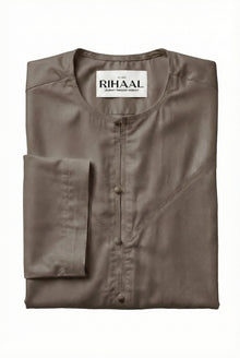 Light Brown Emirati Thobe | Japanese Cotton