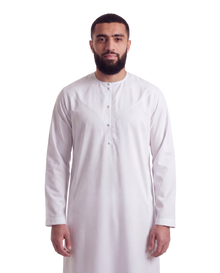 White Emirati Thobe | Japanese Cotton
